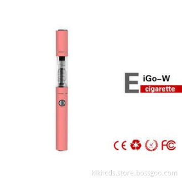 Green 900mAh 14mm EGO W Electronic Cigarette Tank 2.1ML Wit